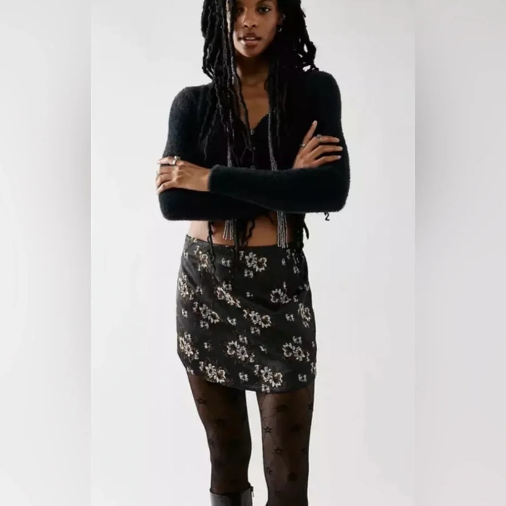 NWT Free People All Dressed Up Mini Skirt